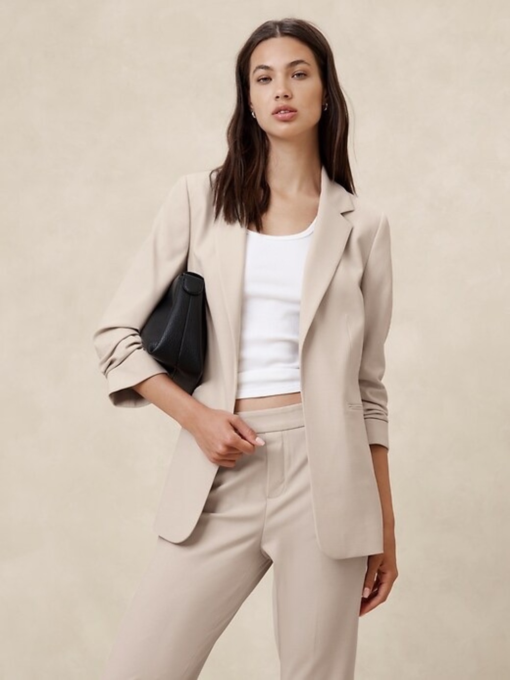 Banana Republic Hayden Blazer Size S Light Beige